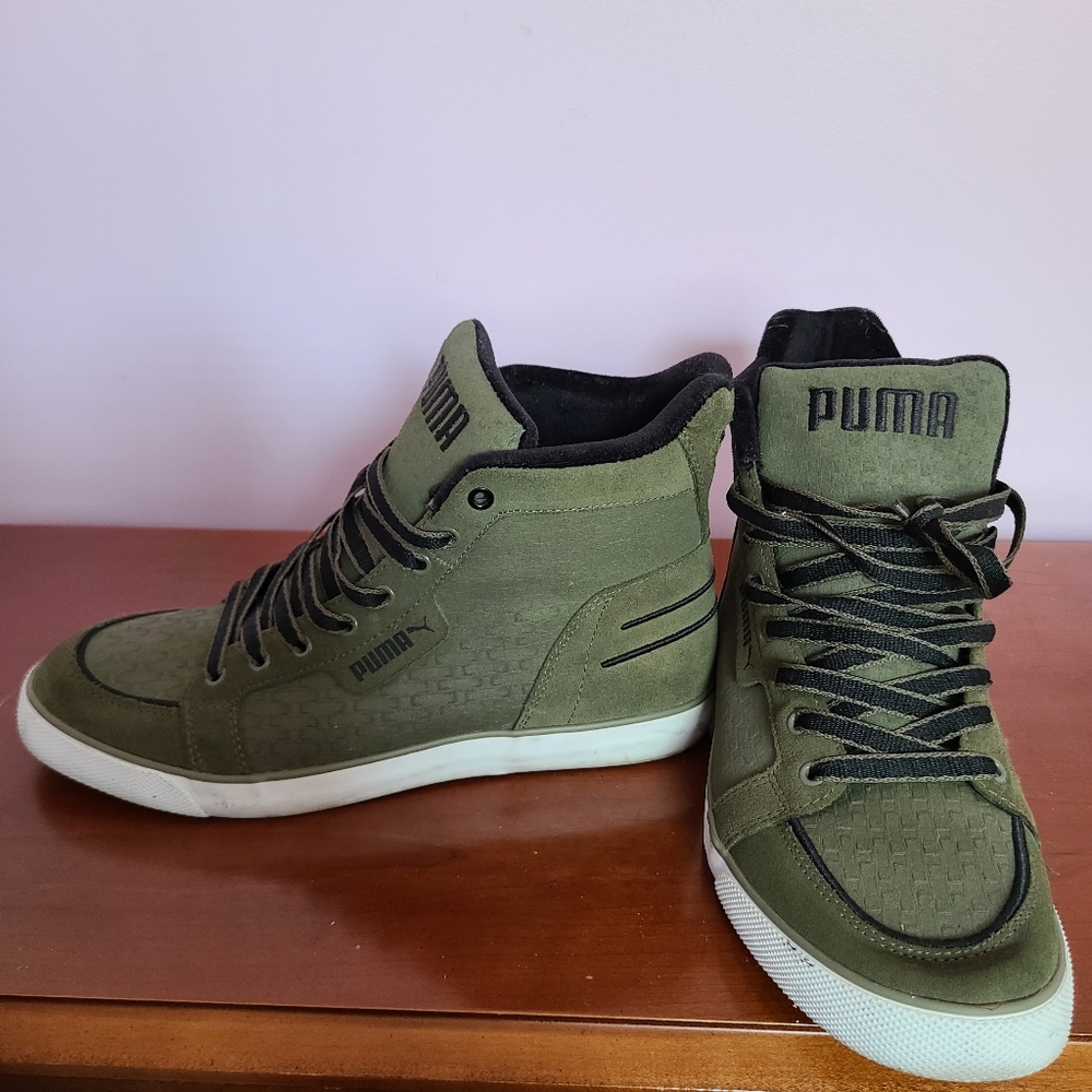 puma Green Men sneaker size 10